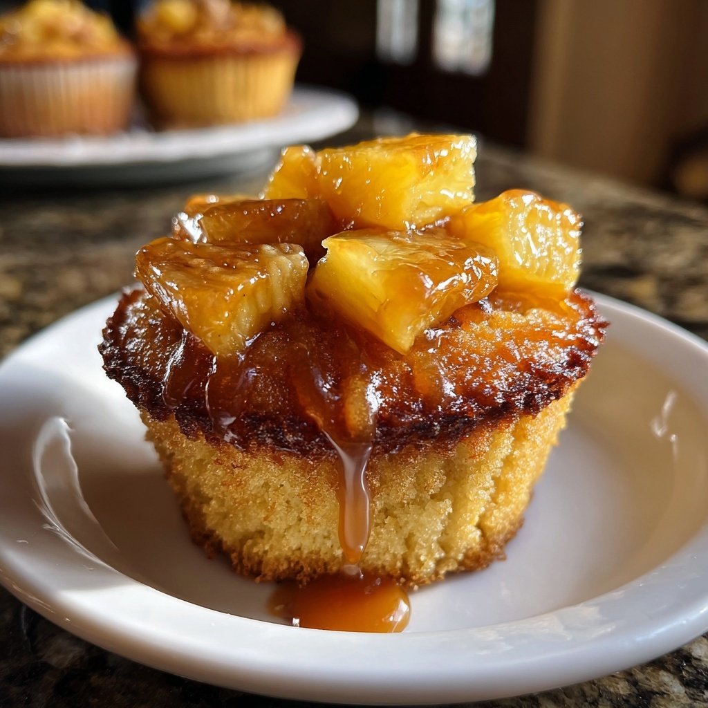 Pineapple Upside Down Cupcake Bliss