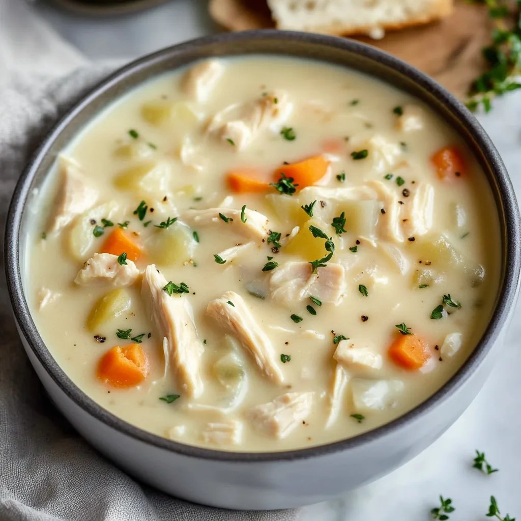 Creamy Chicken Noodle Soup