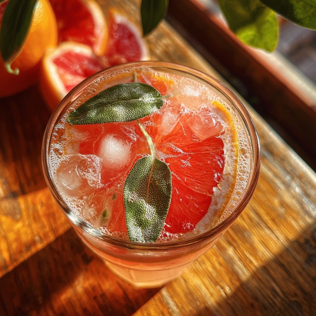 Grapefruit Sage Snow Tonic