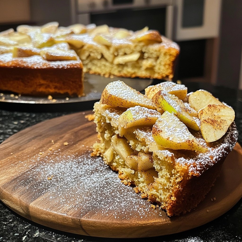 Cardamom Apple Cake