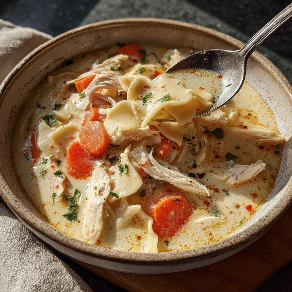 Creamy Chicken Noodle Soup Ultimate