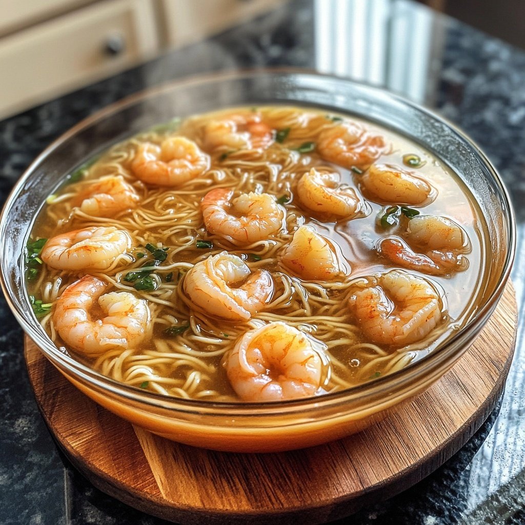 Chinese Shrimp Noodle Soup