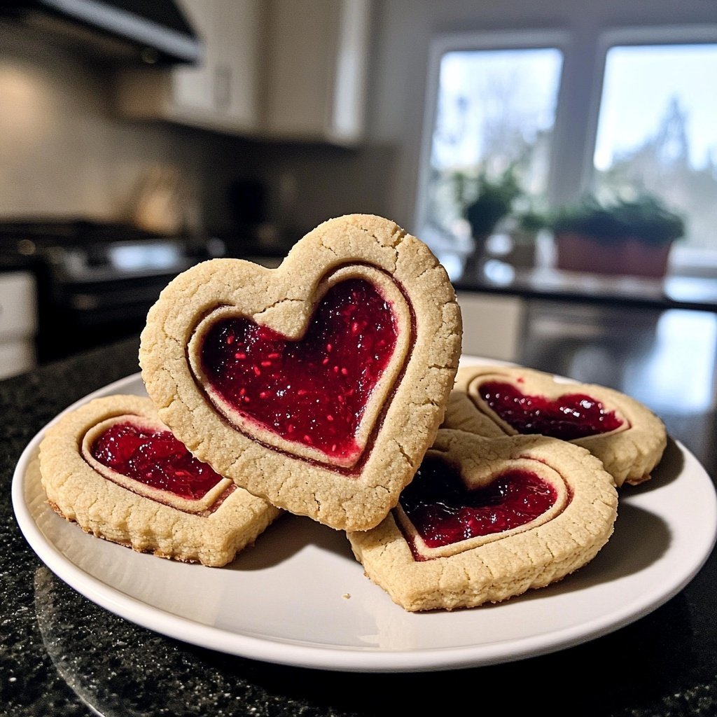 Jam-Filled Linzer Eye Cookies