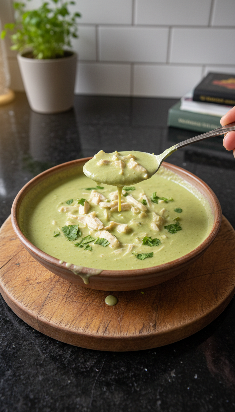 Chilled Avocado Chicken Soup