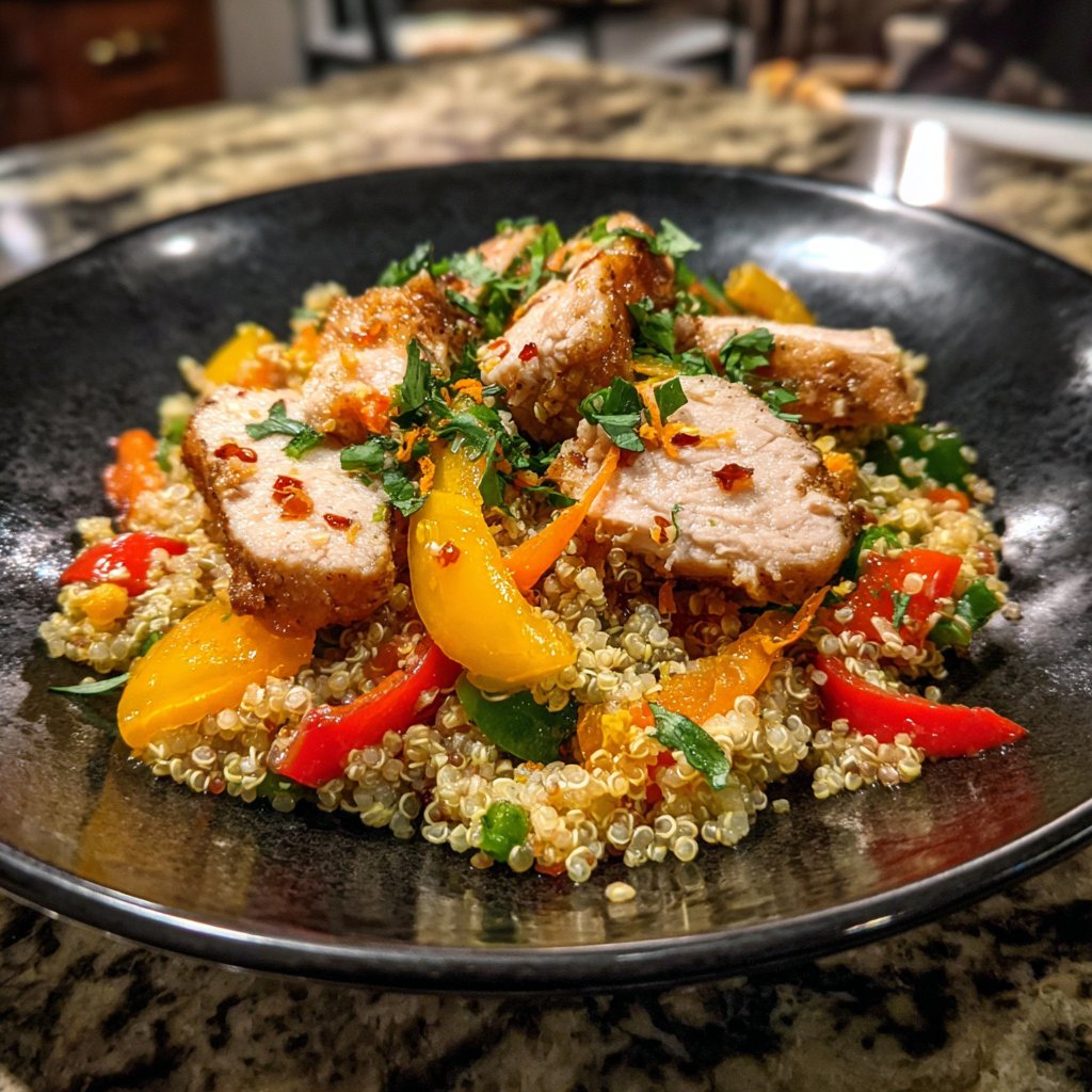 Citrus Chicken Quinoa Salad