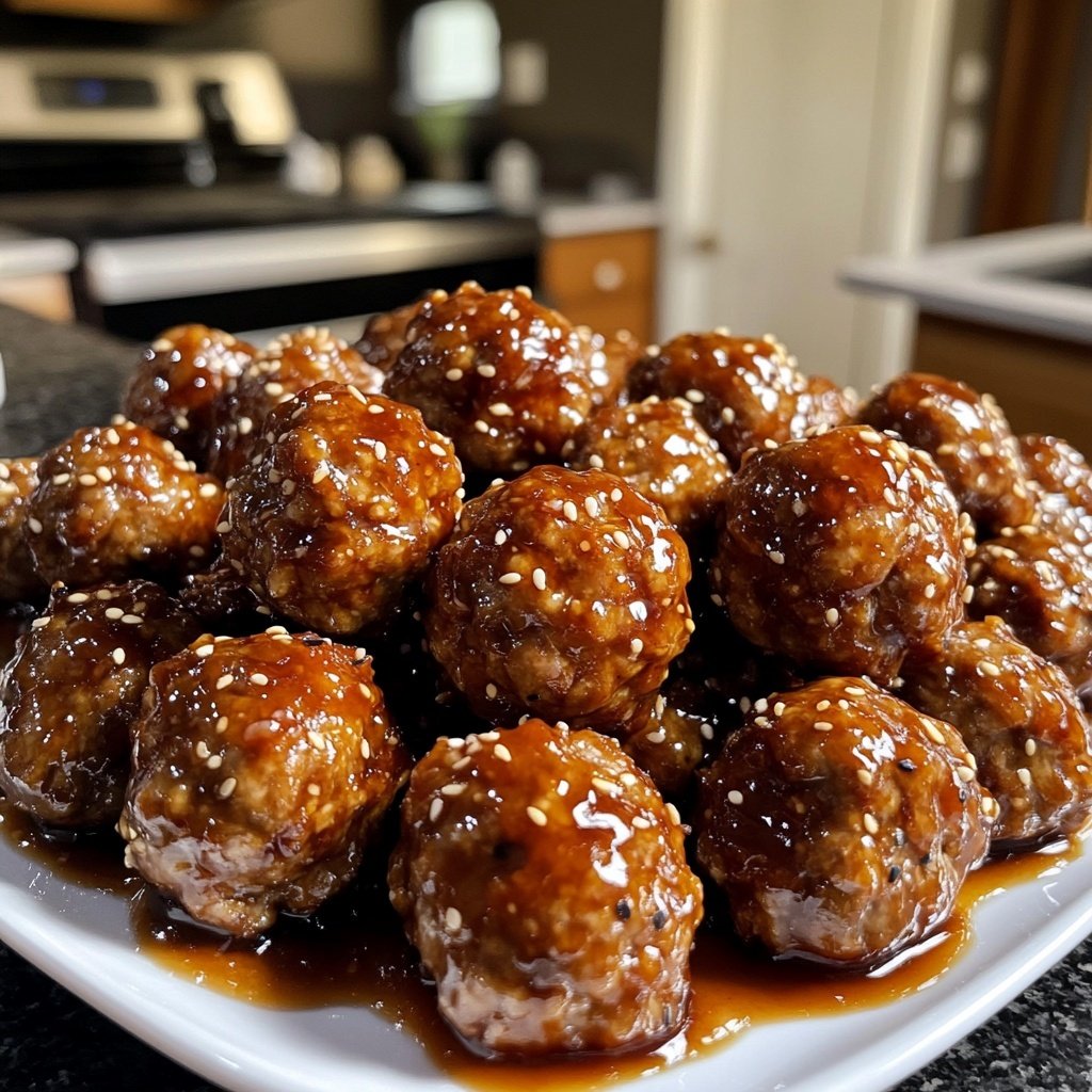 Korean BBQ Meatballs