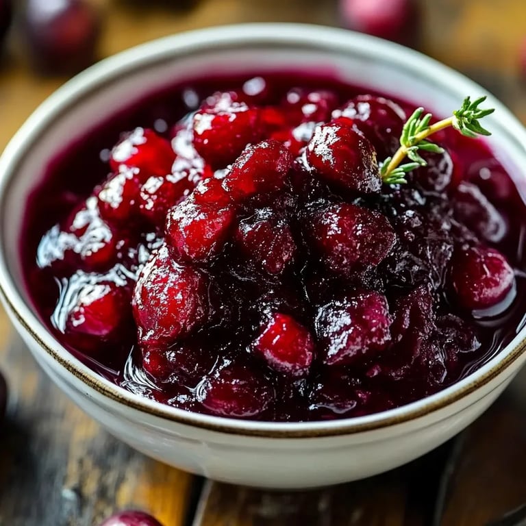 Homemade Cranberry Sauce