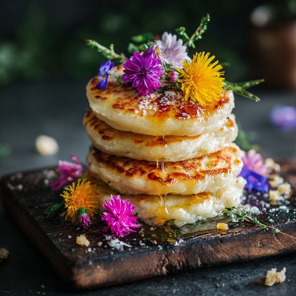 Fluffy Dandelion Pancake Perfection