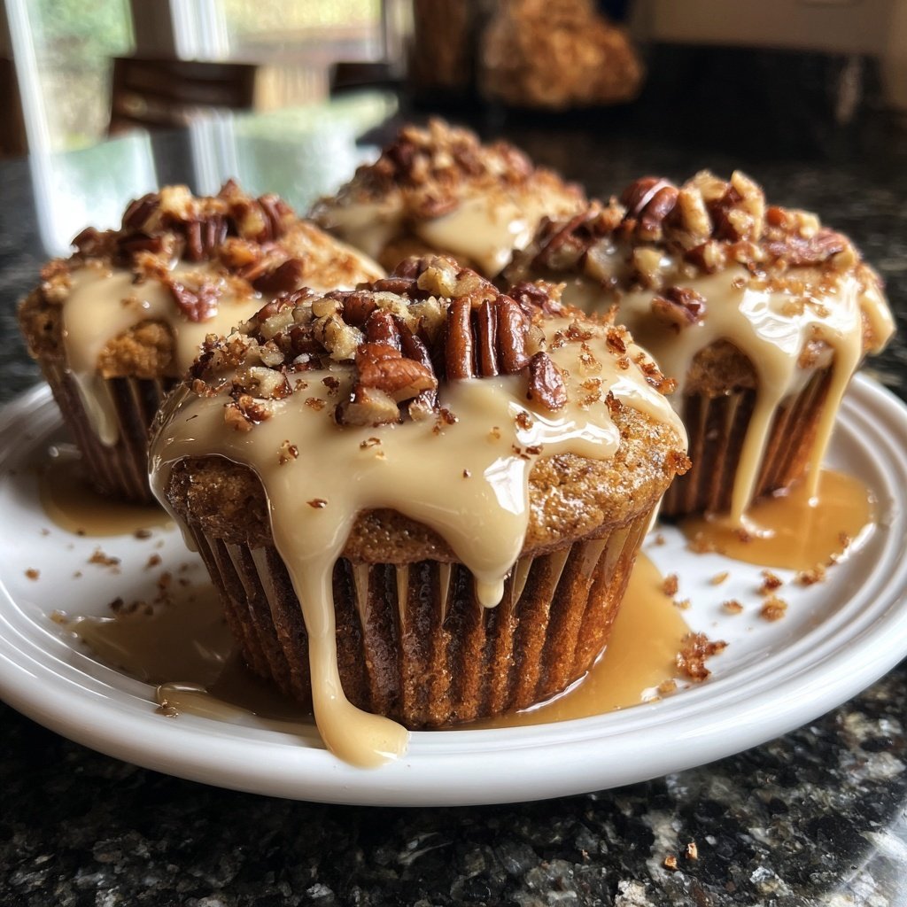 Butterscotch Cupcakes with Pecans