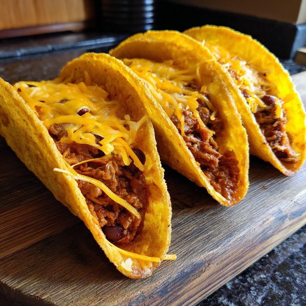 Tiny Tacos with Beef Bean