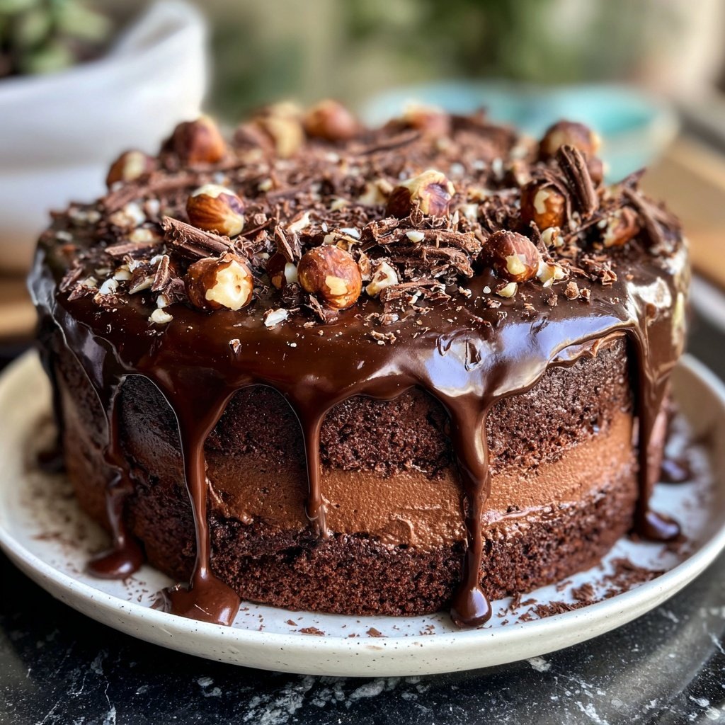 Capricorn Chocolate Hazelnut Cake