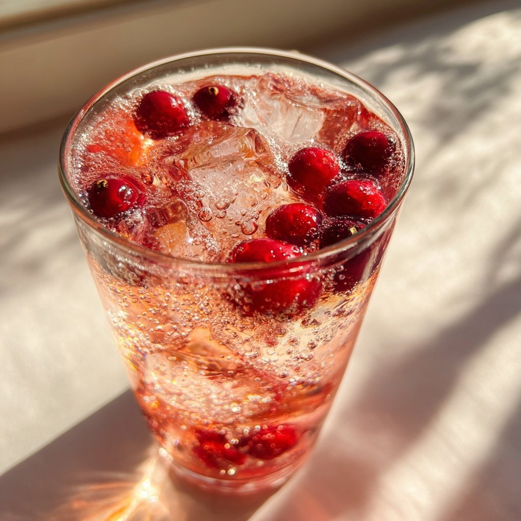 Thanksgiving Cranberry Spritzer