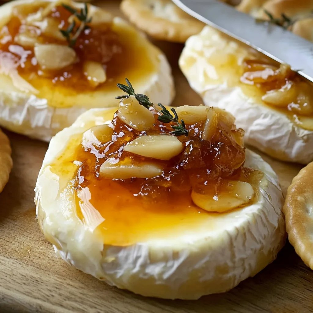 Baked Brie with Apricot Jam