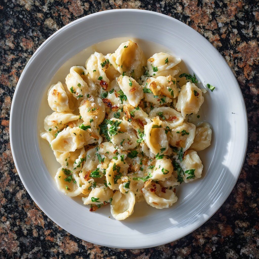 Pasta with Roasted Garlic Sauce
