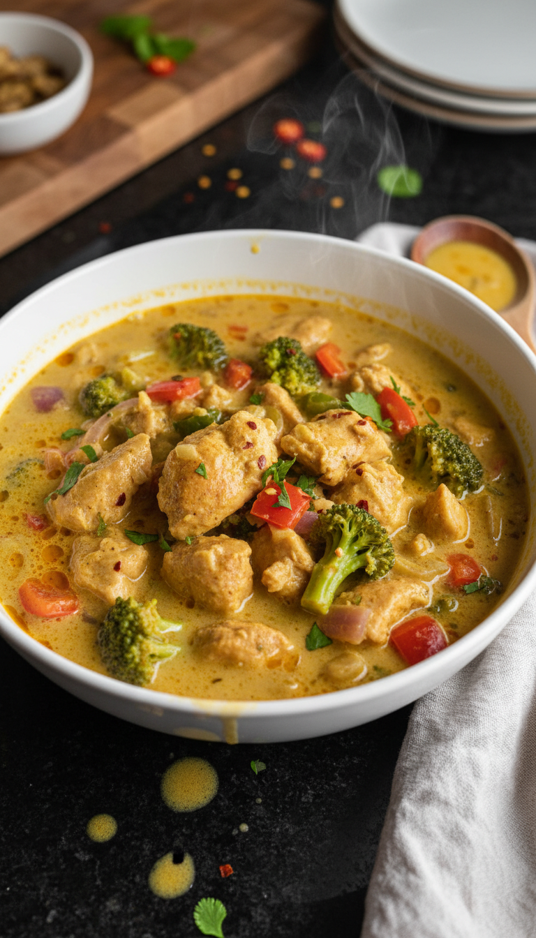 Curry Chicken Coconut Soup