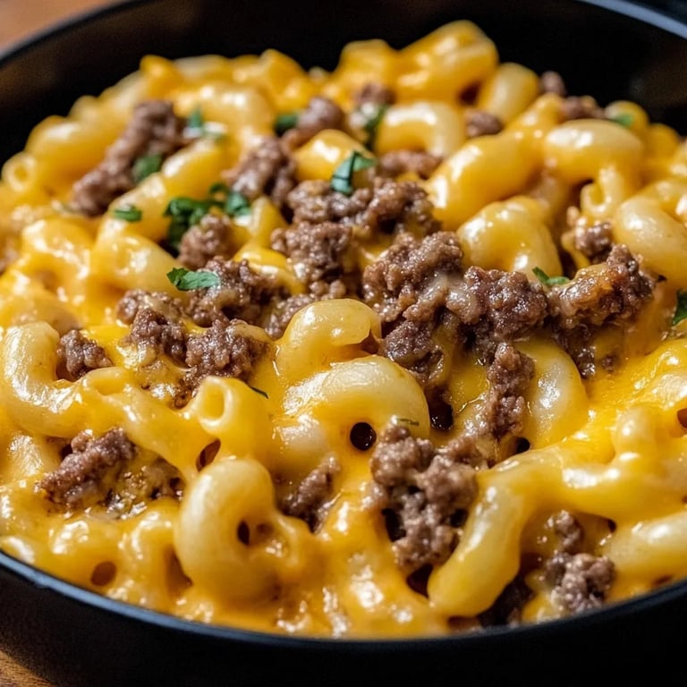 Cheeseburger Mac and Cheese