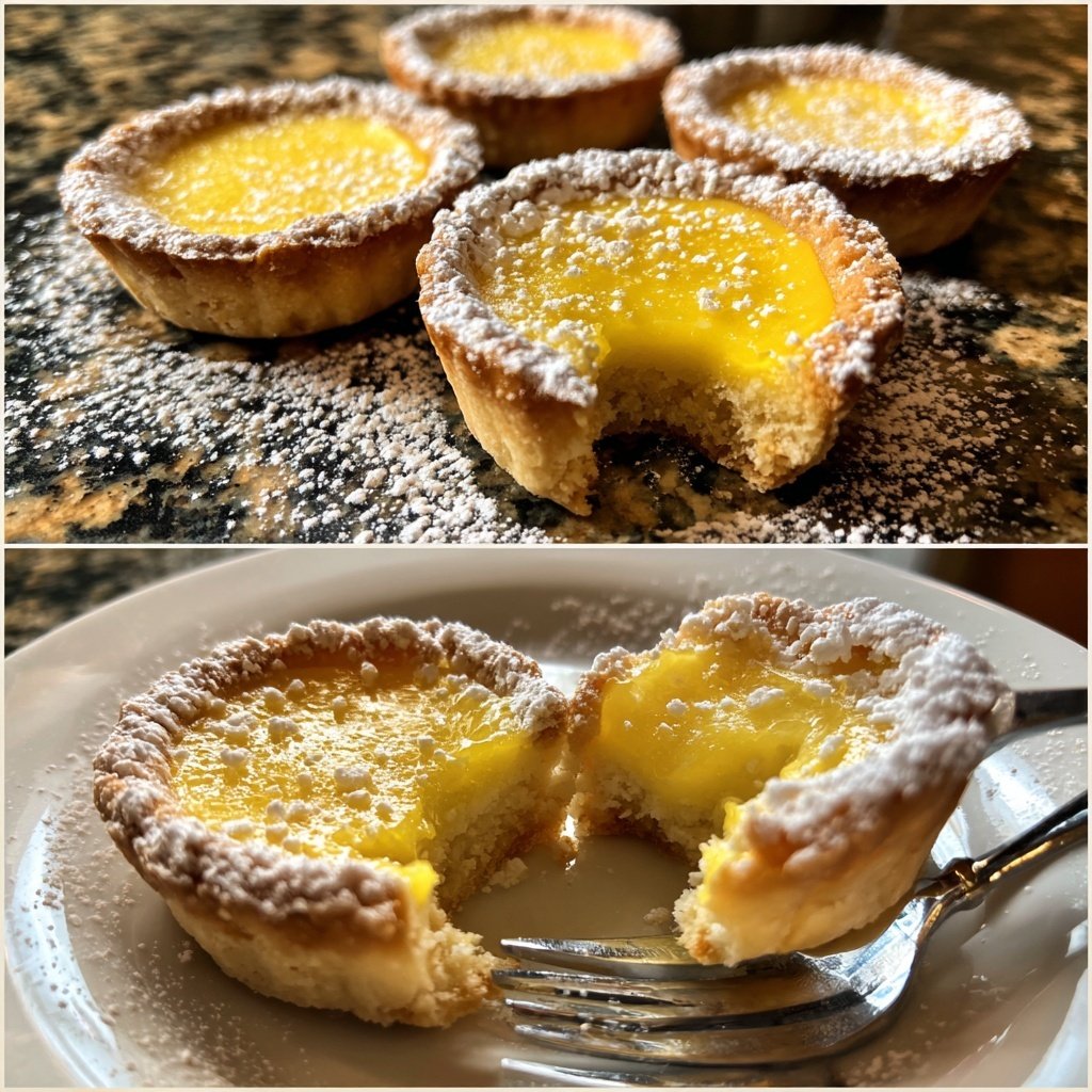 Meyer Lemon Curd Tartlets