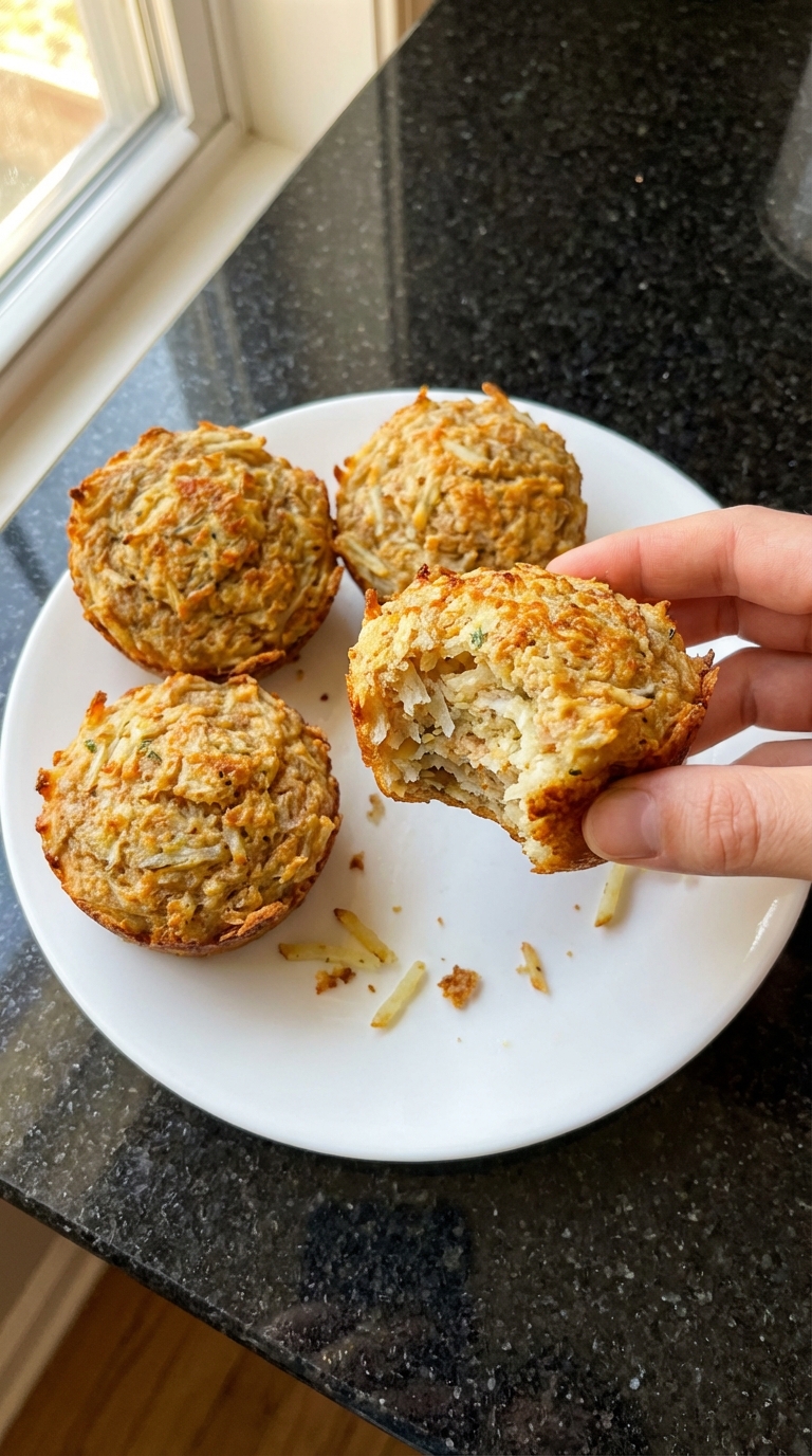 Whole Wheat Hash Brown Muffins