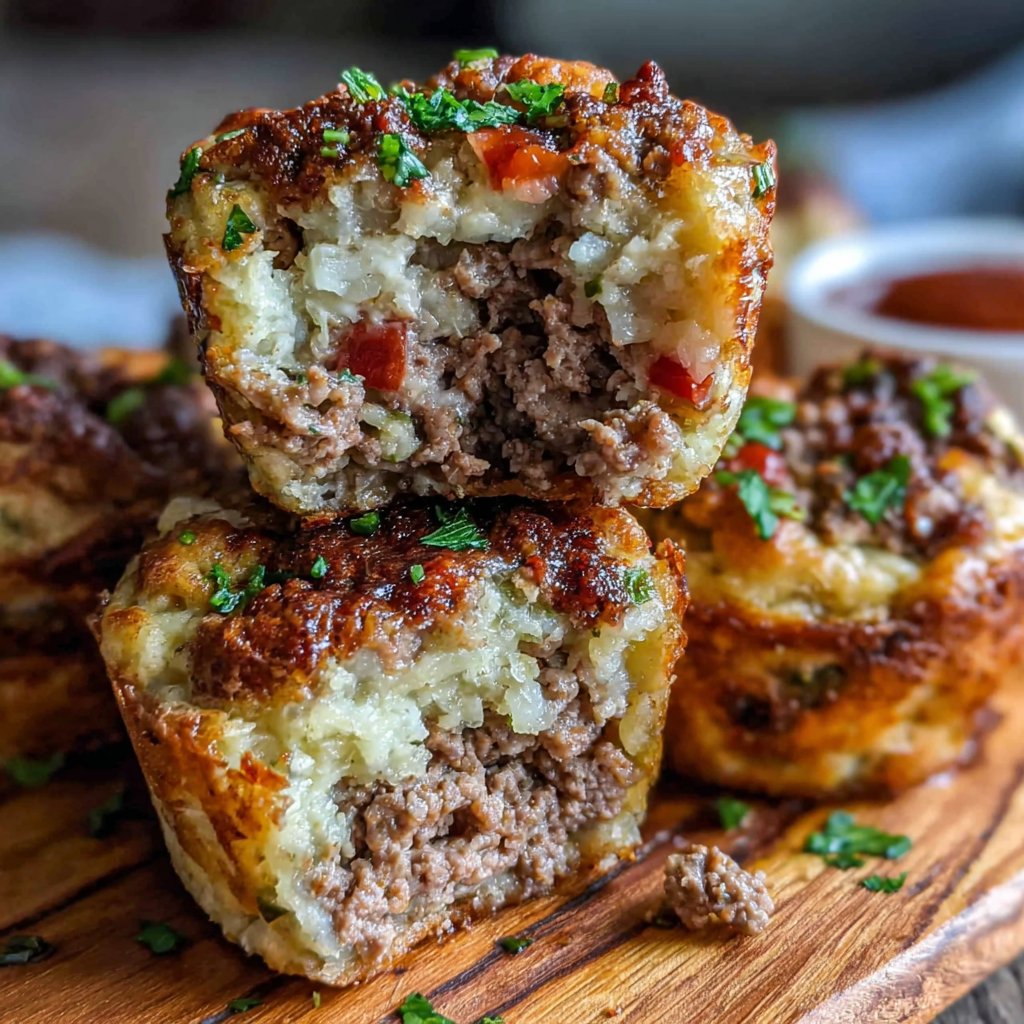 Creole-Spiced Meatloaf Muffins