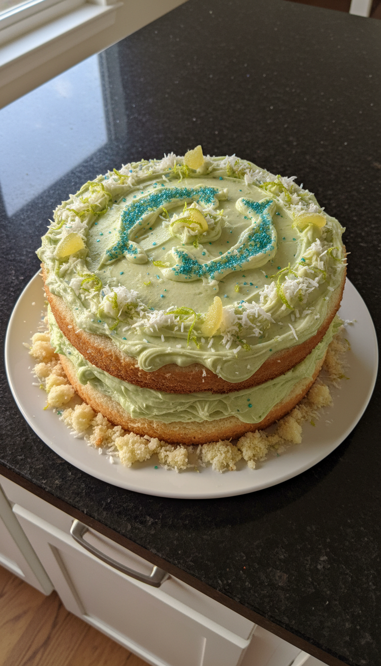 Coconut Lime Pisces Cake Dream