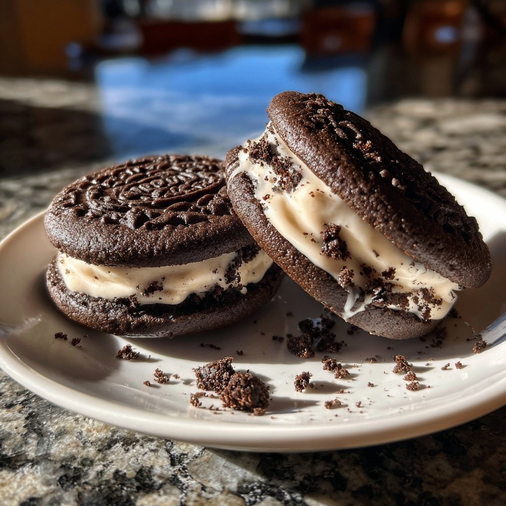 Cake Mix Oreo Cookies