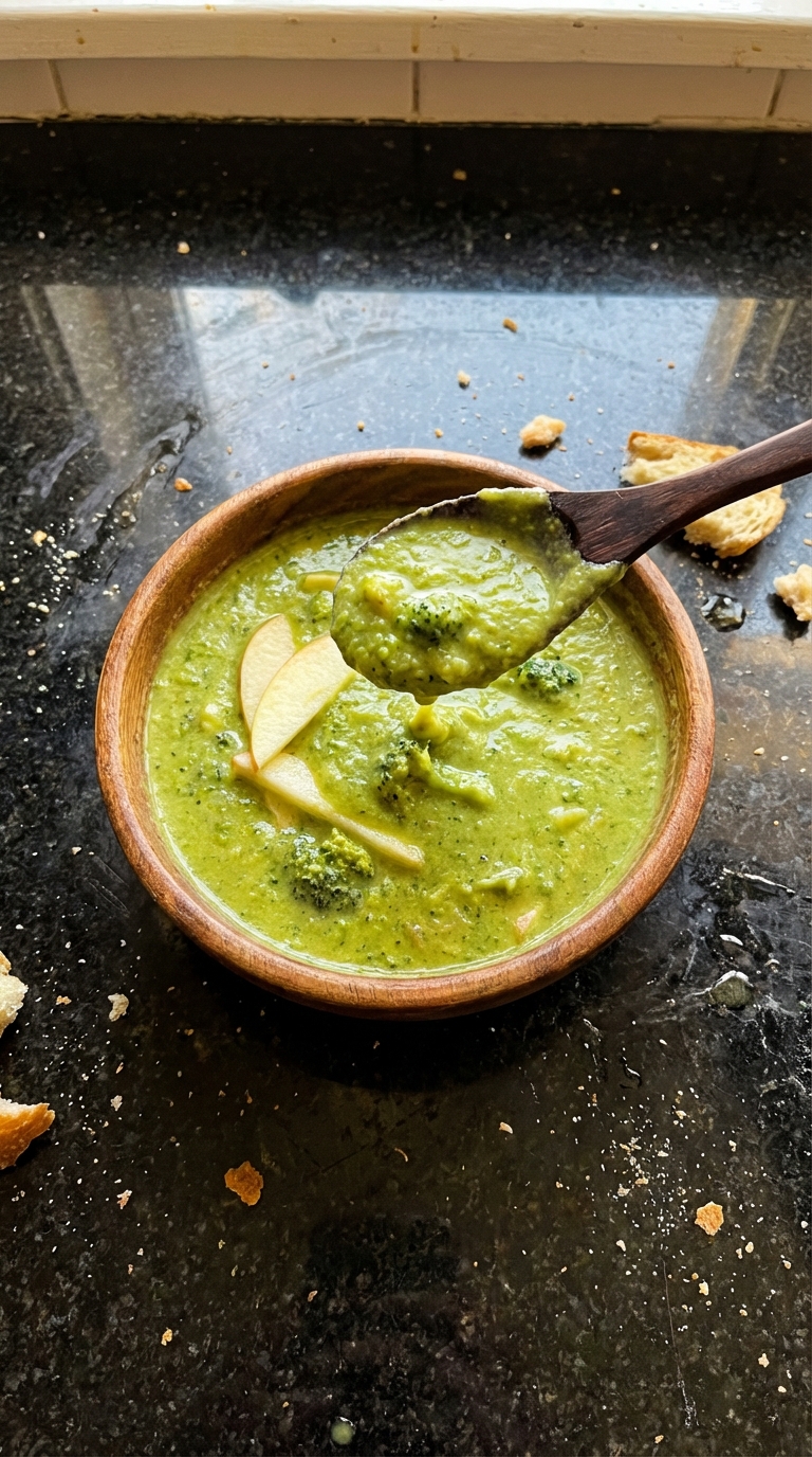 Creamy Broccoli Apple Soup