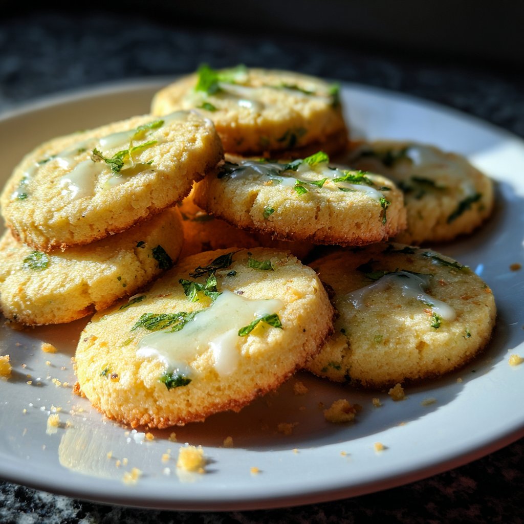 Refreshing Mint Lemon Cookies