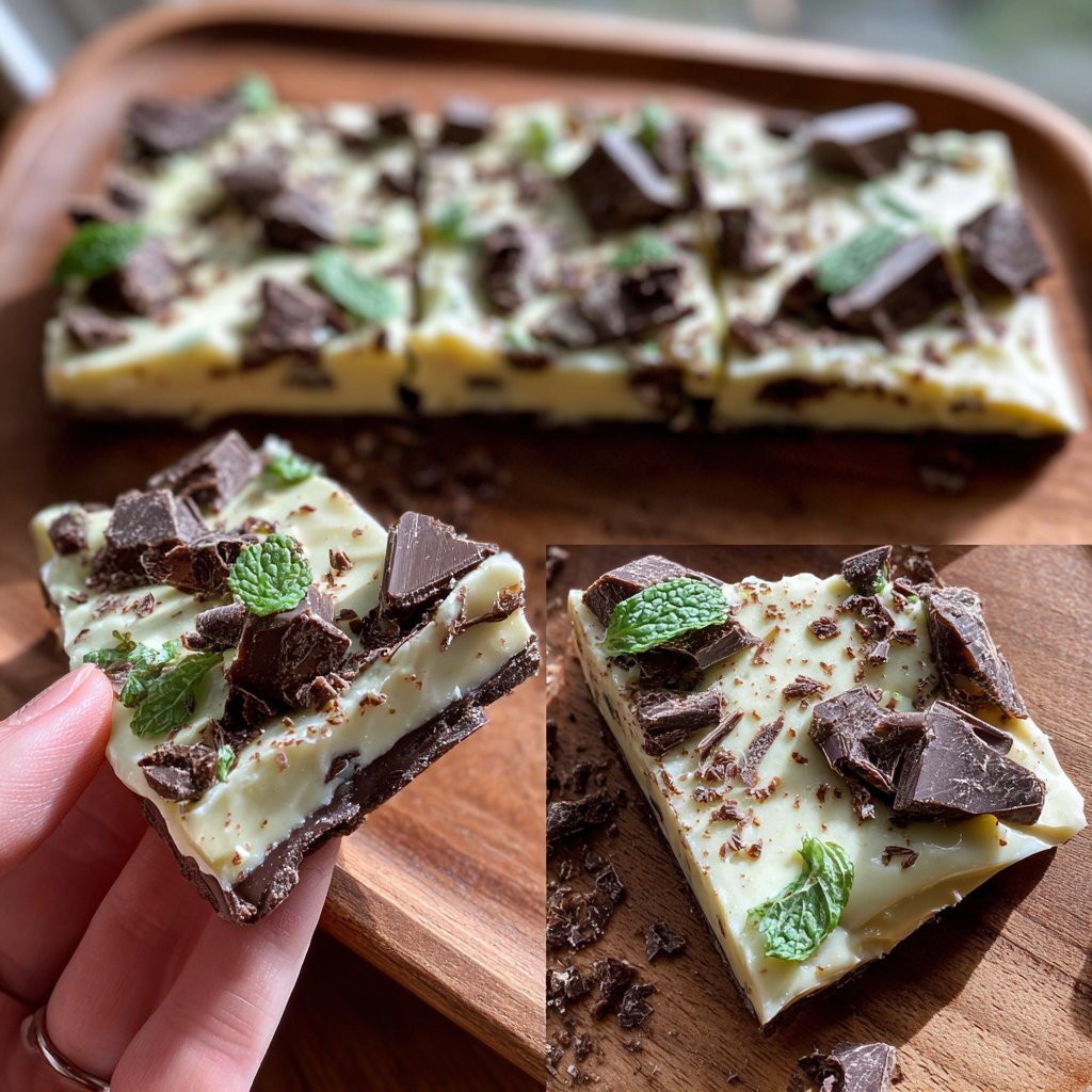 Mint Chocolate Chip Cottage Cheese Bark