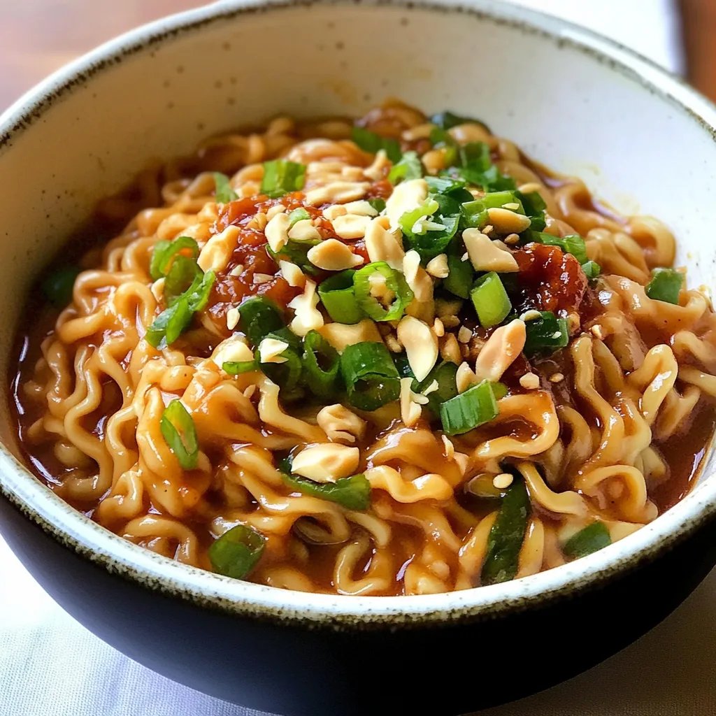 Peanut Butter Ramen Noodles