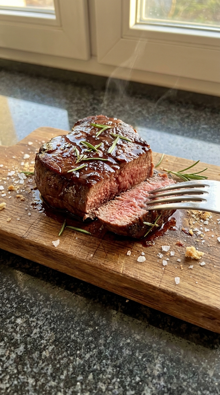 Filet Mignon with Red Wine