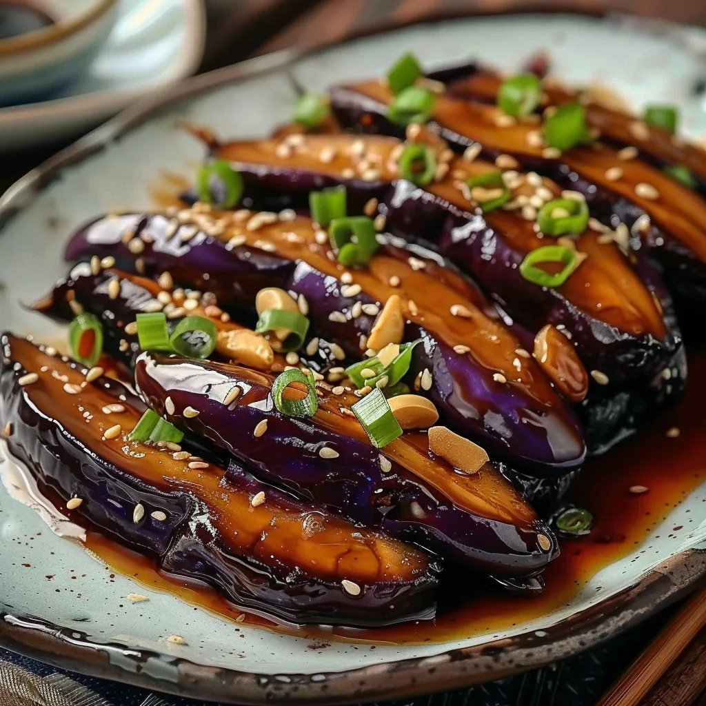 Chinese Eggplant with Garlic Sauce